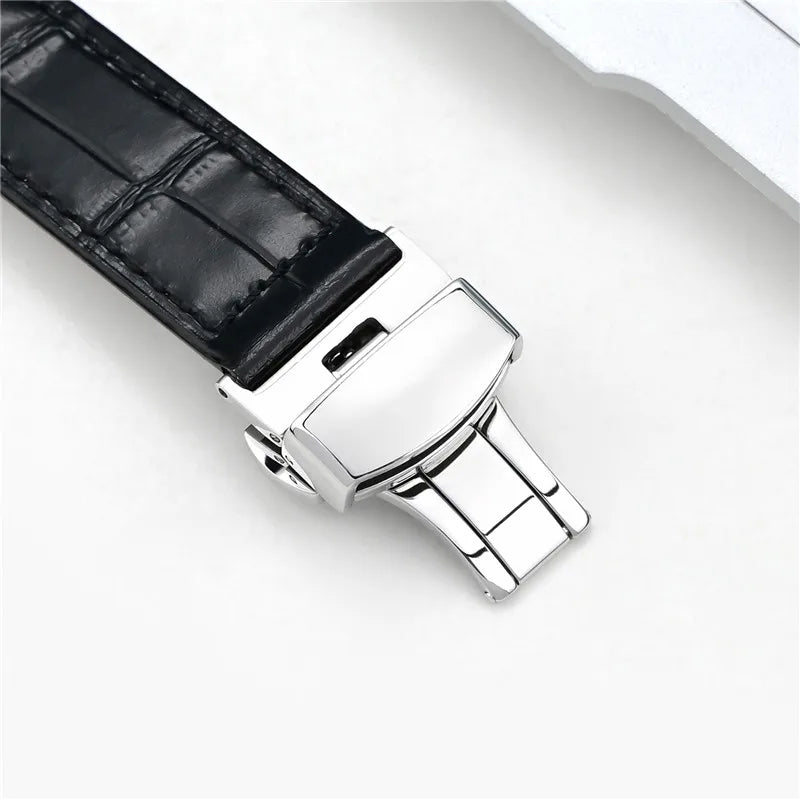 304 Stainless Steel Watch Clasp Butterfly Buckle 10mm 12mm 14mm 16mm 18mm 20mm 22mm 24mm Watch Buckle Watch Accessories