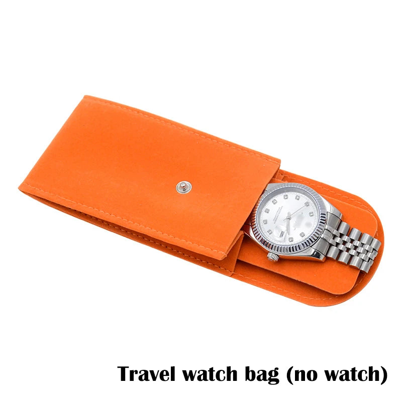 YIBIDUN Brand New Watch Storage Bag Portable Watch Bag Travel Watch Box Storage Box Green/Brown/Green
