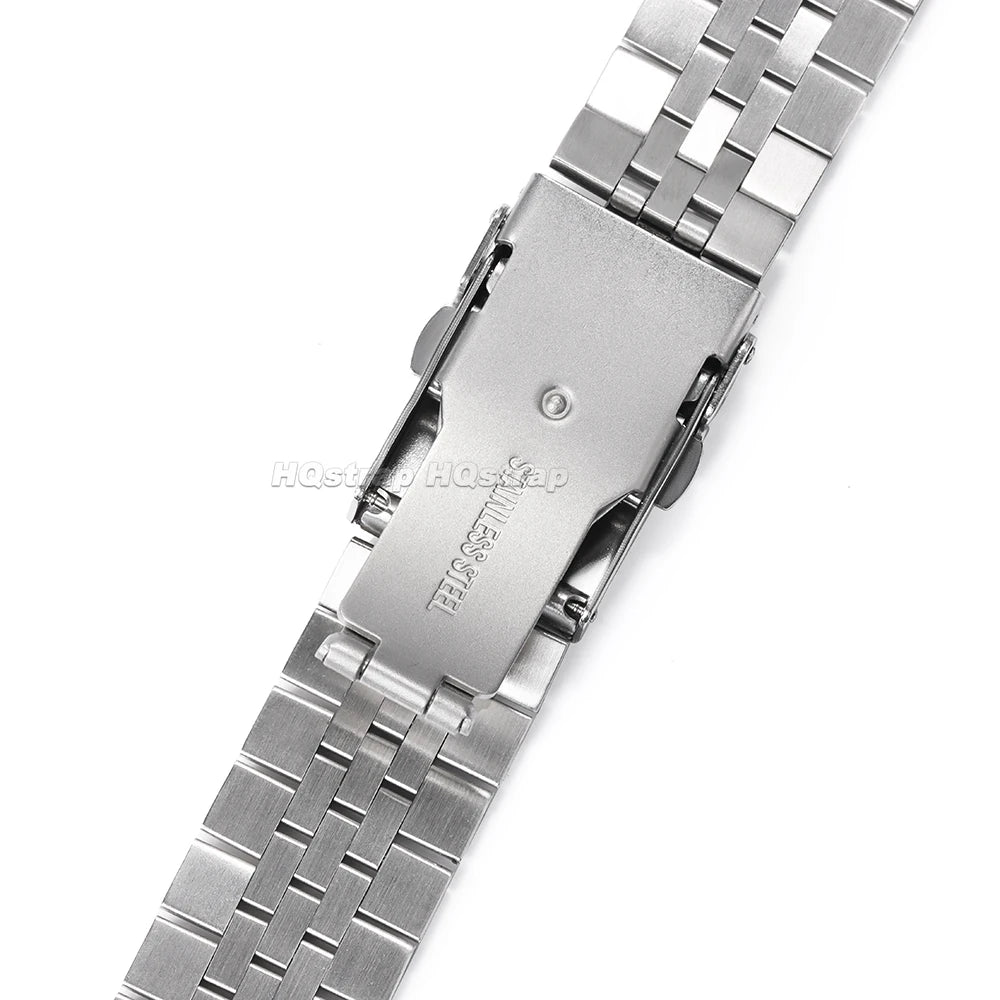 Straight End Stainless Steel Strap for Jubilee SKX007/009 Metal Watch band 18mm 19mm 20mm 21mm 22mm 23mm 24mm Bracelet