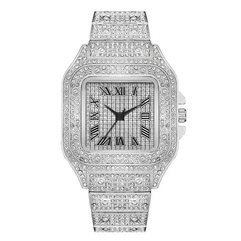 Luxury santos Diamond Watch