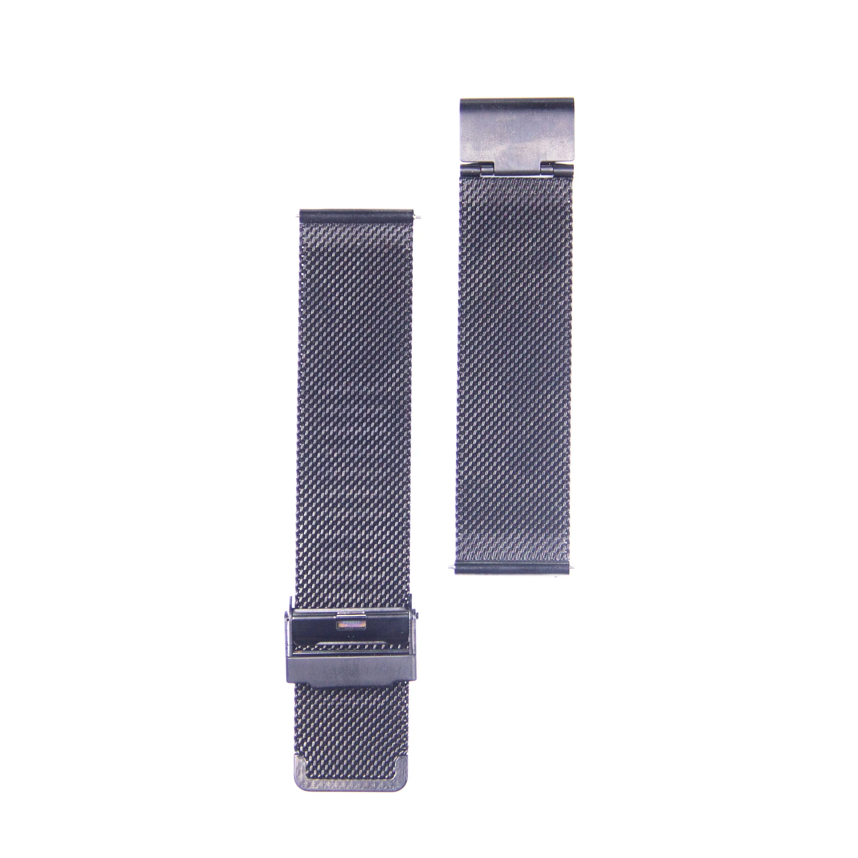 Watches Strap  High Quality Beads Mesh Bands Solid Stainless Steel Material Black Rosegold Silver 20/22mm Width Quick Release