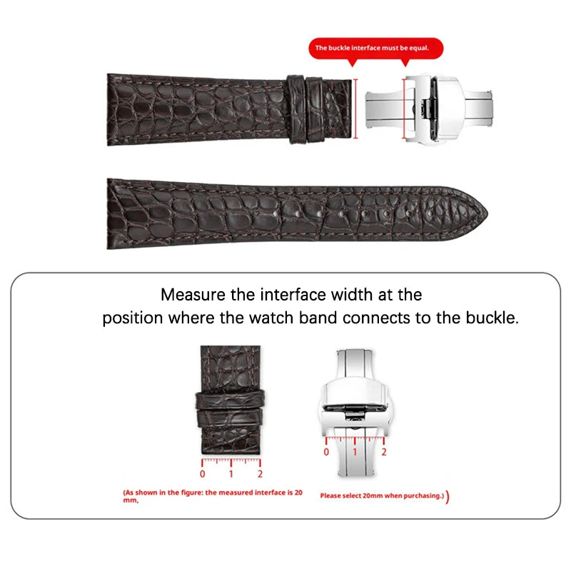 304 Stainless Steel Watch Clasp Butterfly Buckle 10mm 12mm 14mm 16mm 18mm 20mm 22mm 24mm Watch Buckle Watch Accessories