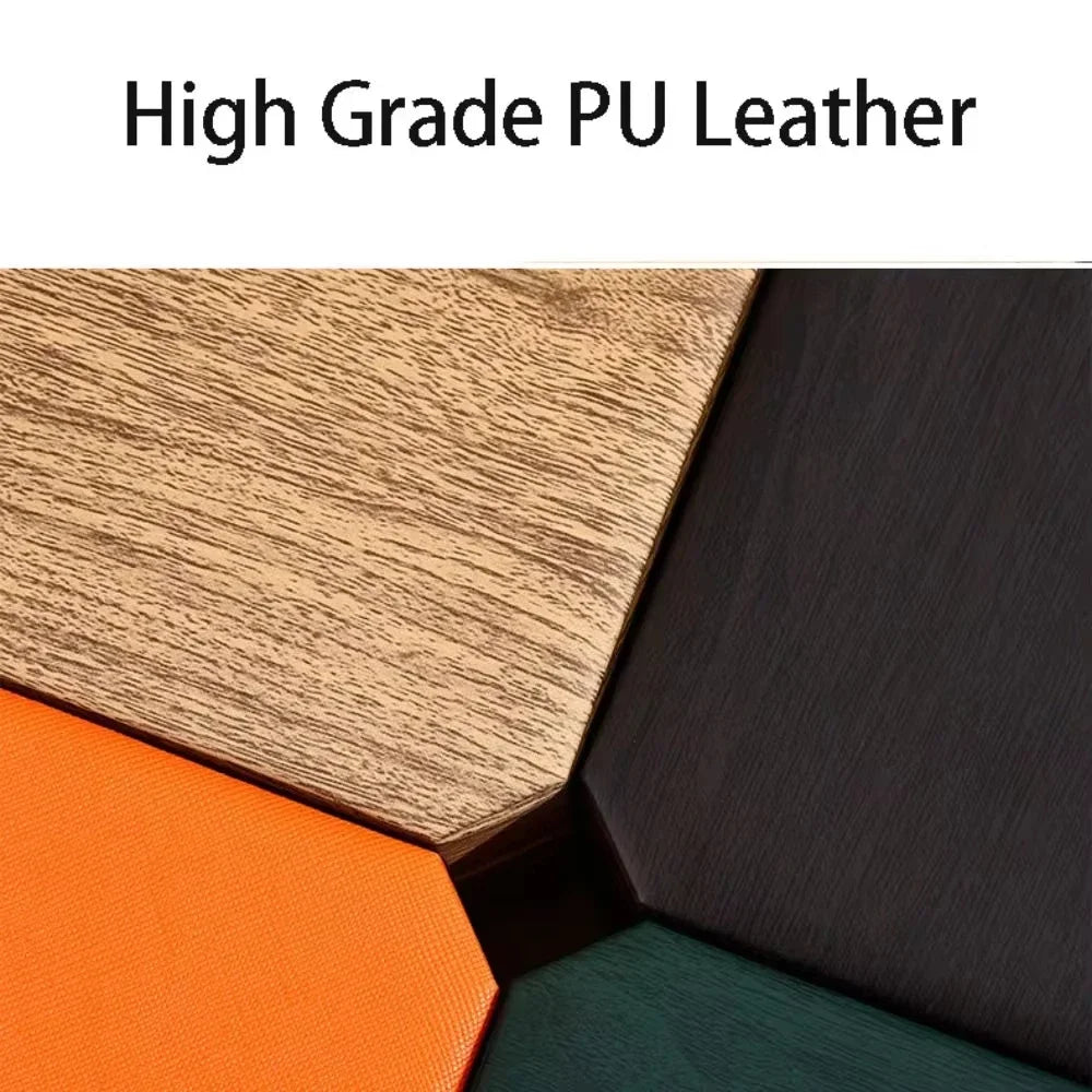 Portable Watch Box Mini PU Octagonal Watch Case Organizer Storage Holder Tree Grain Gift Box Bracelet Box Durable Wear-resistant